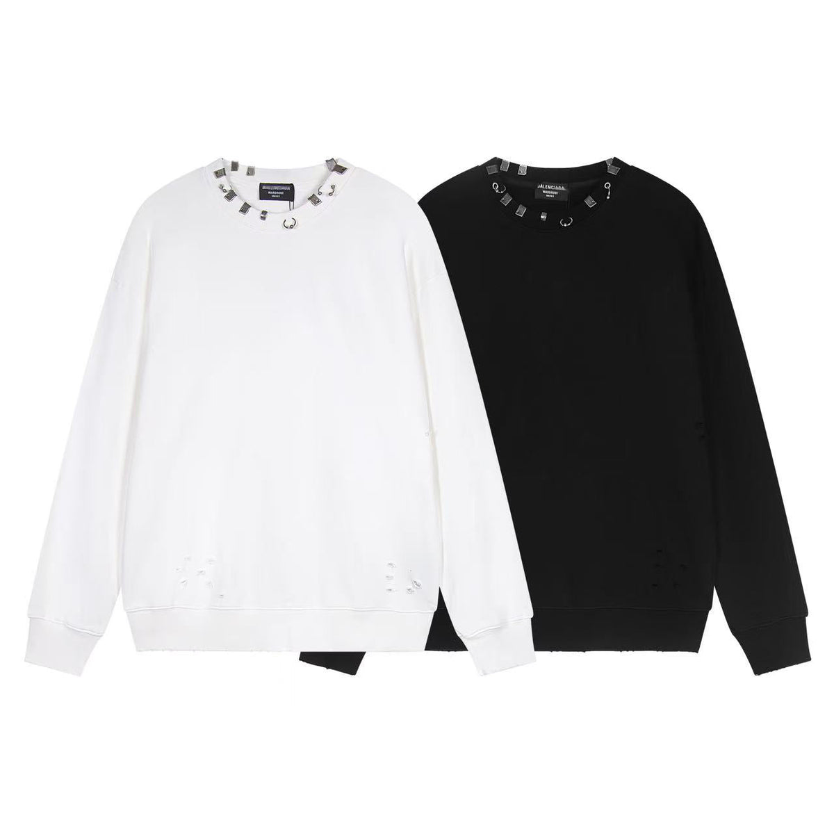 Balenciaga  Couples Crew Neck Hoodie