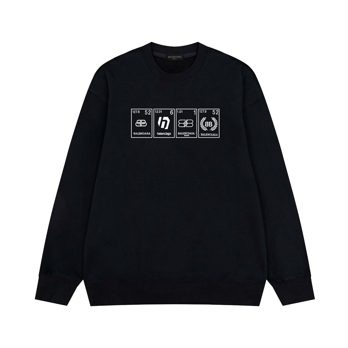 Balenciaga  Crew Neck Letter Sweatshirt