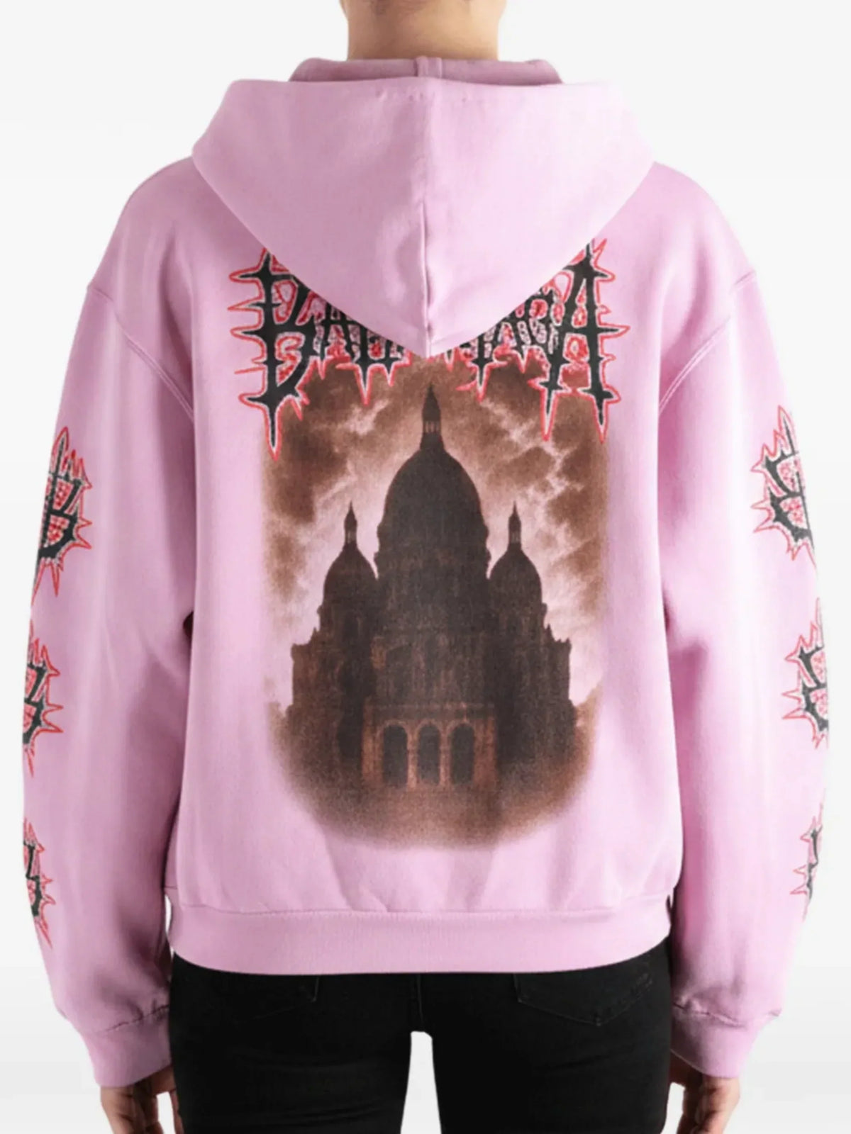 BALENCIAGA - Women Sacre Couer Medium Fit Zip-Up Hoodie