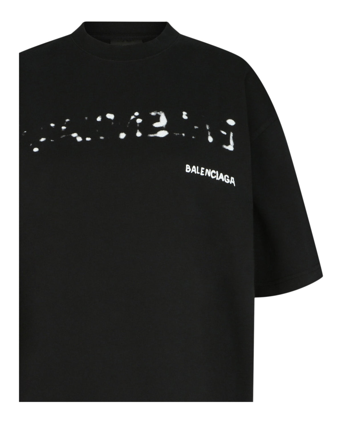 Balenciaga Womens Oversized Hand Drawn T-Shirt