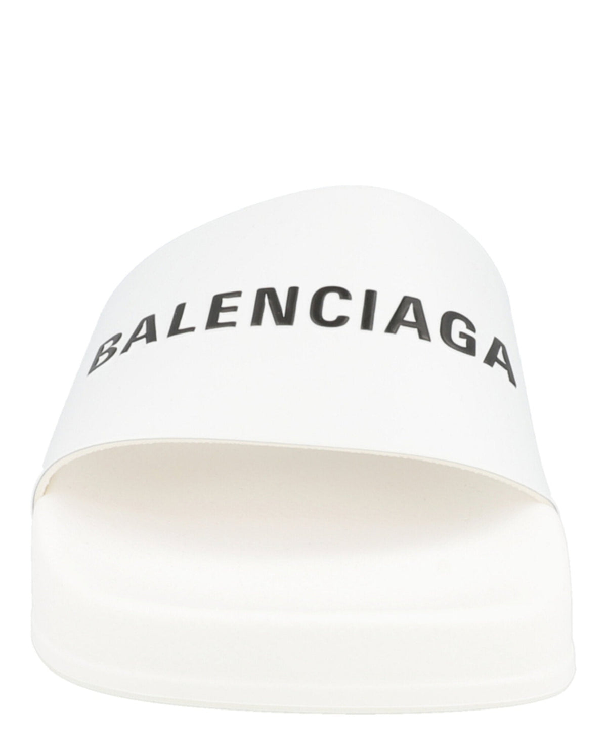 Balenciaga Unisex-Child Logo Pool Slides