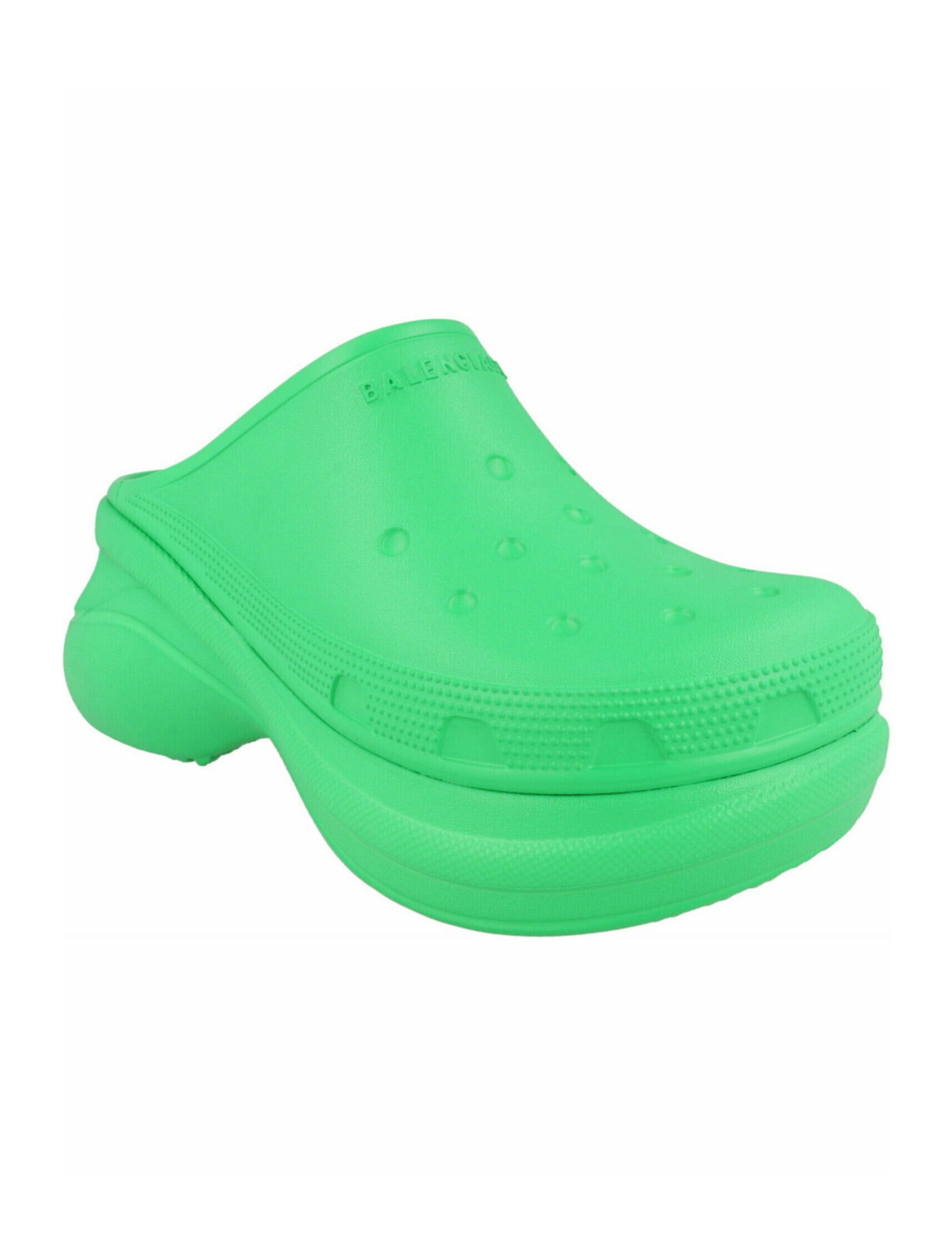 Balenciaga Womens  x Crocs Platform Rubber Mules