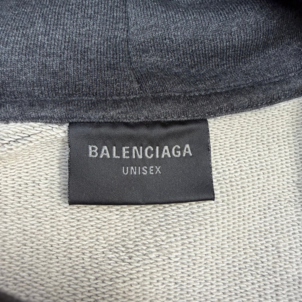 Balenciaga Tape Type Ripped Hoodie Women