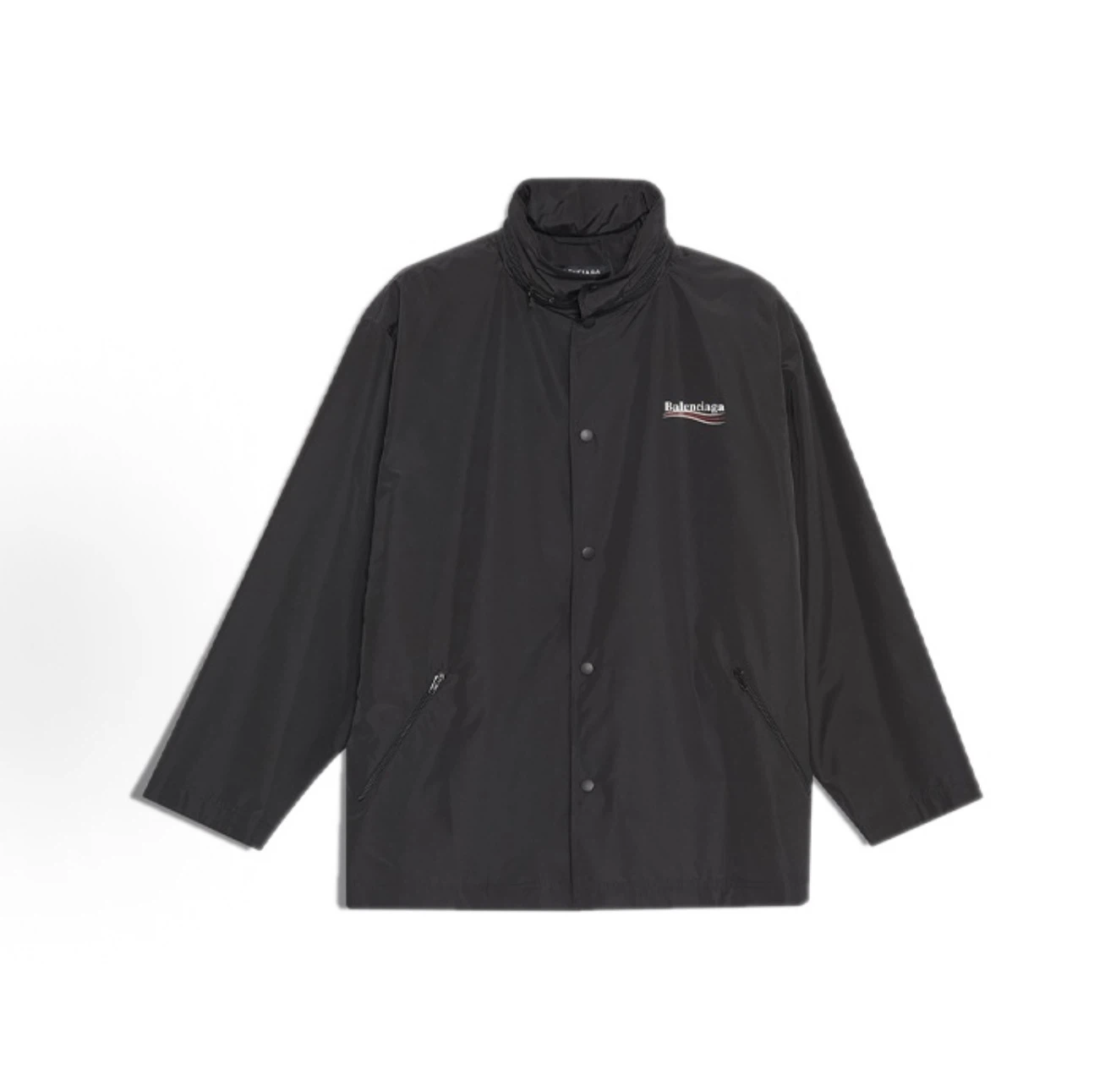 Balenciaga Black Political Coach Jacket