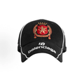 Balenciaga Racing Crest Embroidered Baseball Cap Unisex Black
