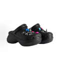 Balenciaga × Crocs Black Platform Mule Clogs