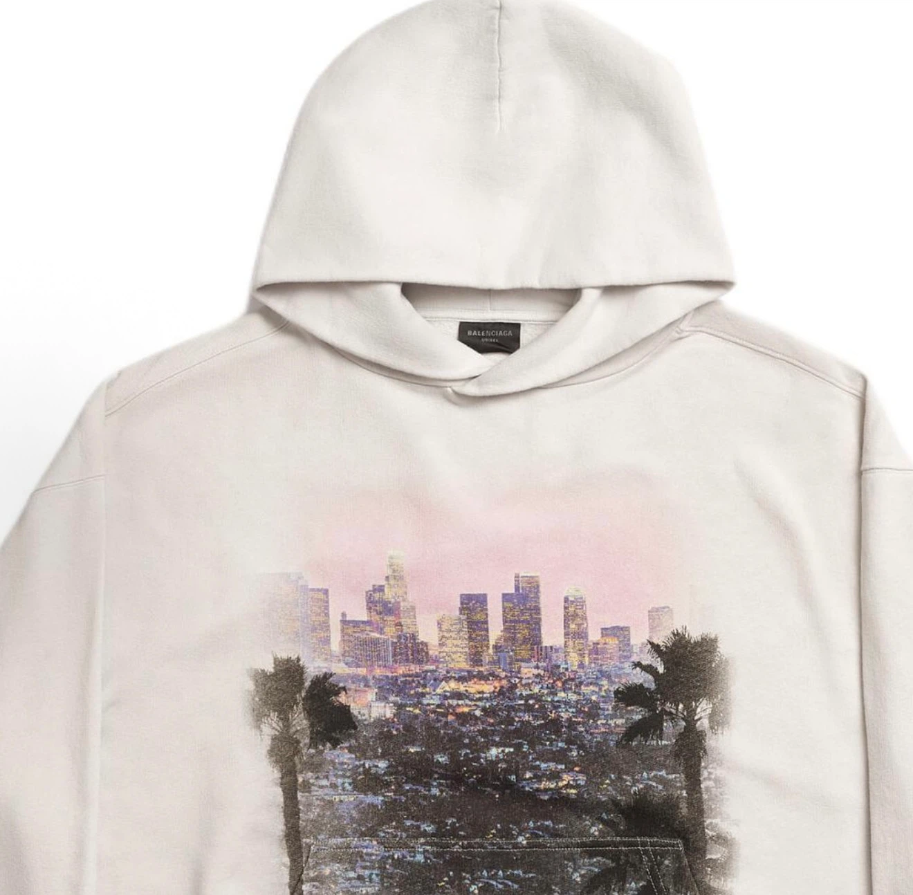 Balenciaga  Print Loose Fit Hoodie