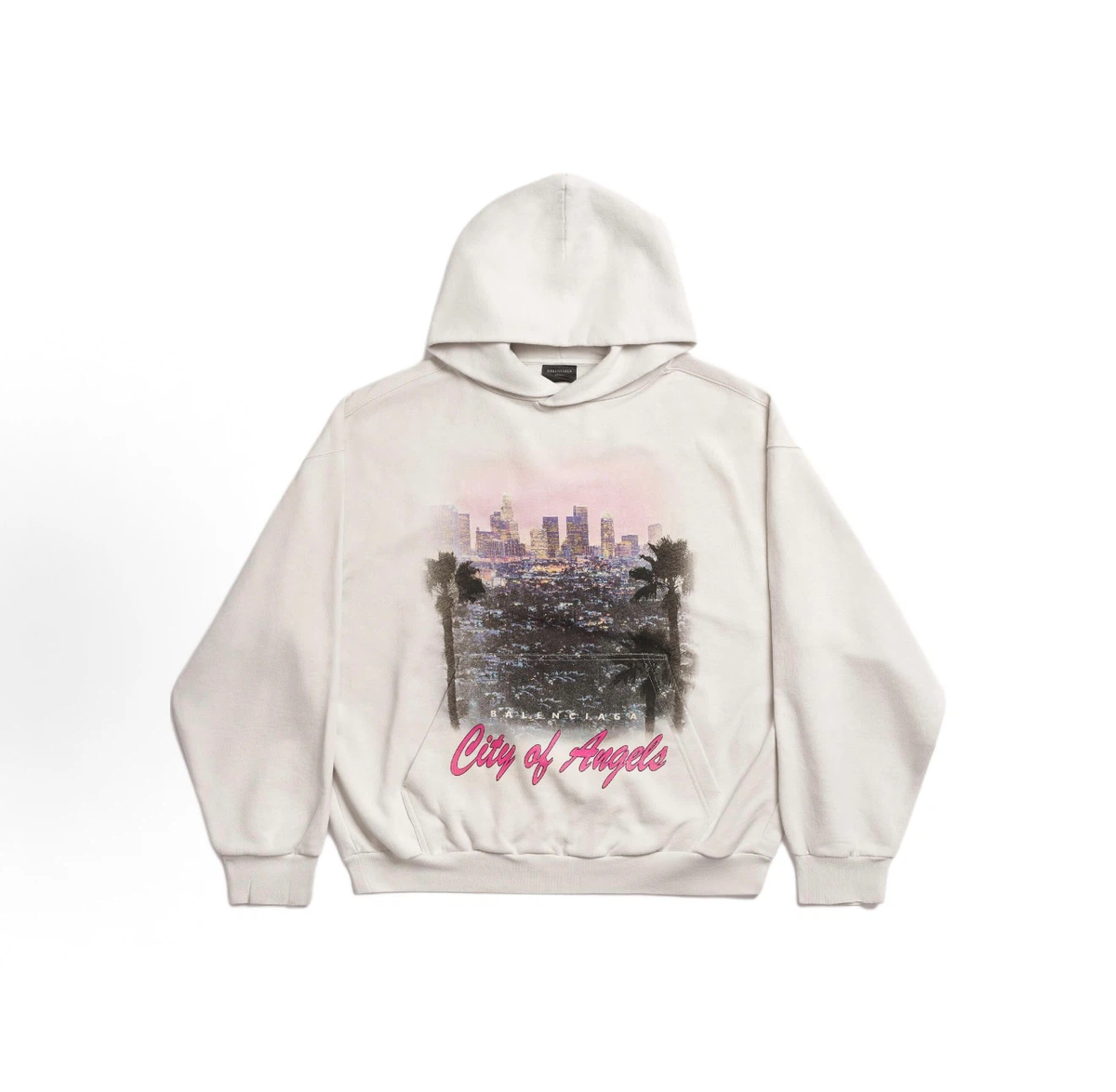 Balenciaga  Print Loose Fit Hoodie