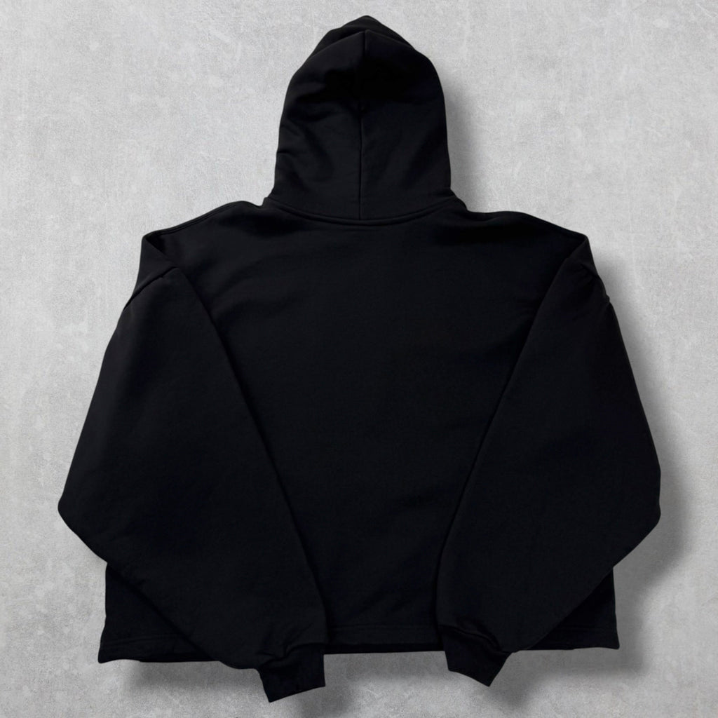 Balenciaga Paris Strass Cropped Hoodie  Women