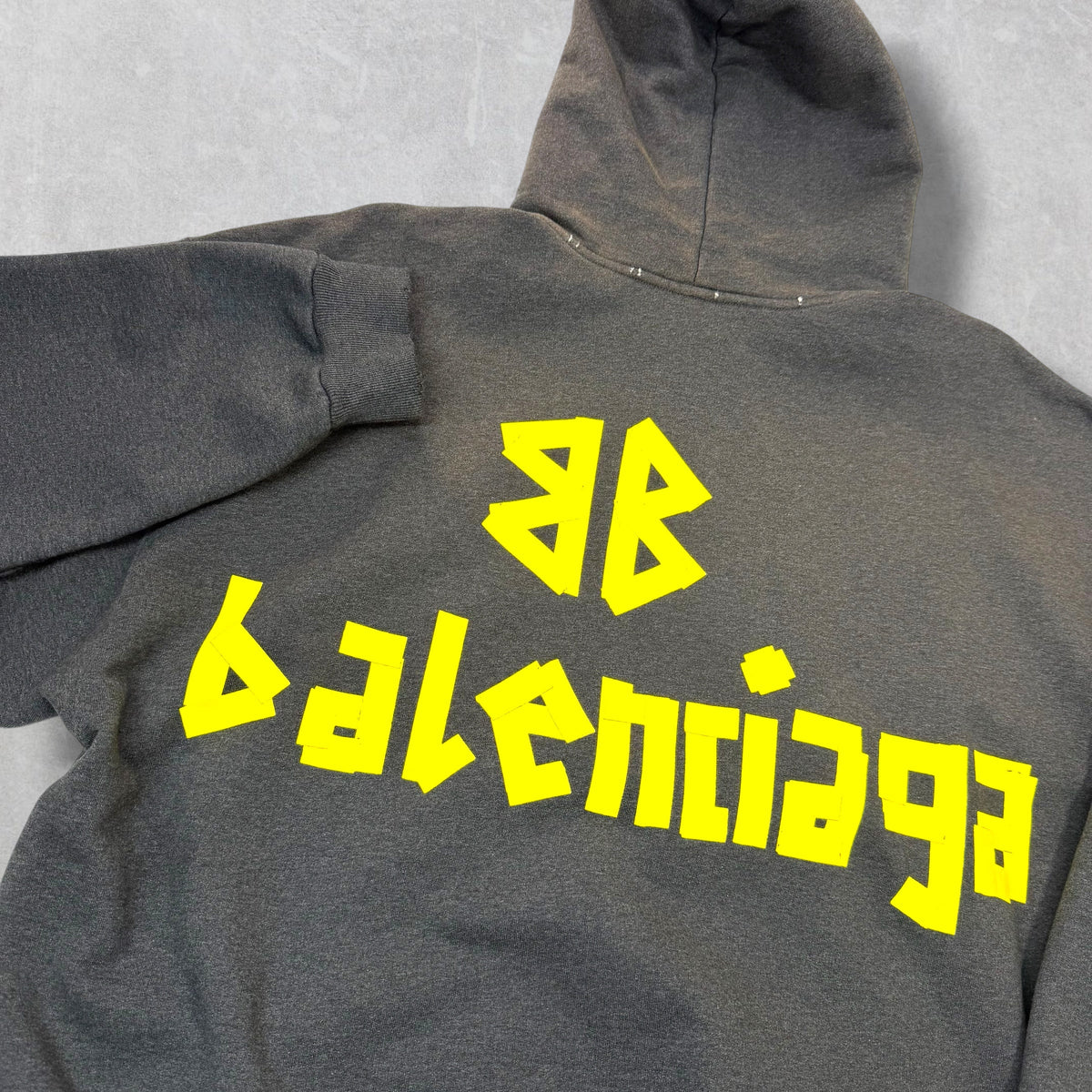 Balenciaga Tape Type Ripped Hoodie Women