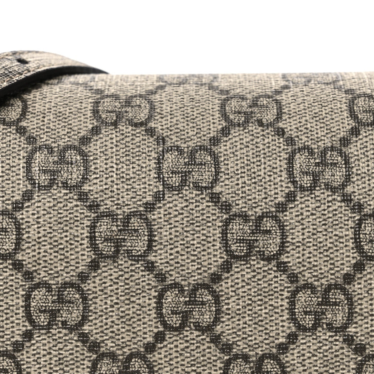 X GUCCI GG Supreme Monogram Small Hourglass Top Handle Bag Beige Ebony
